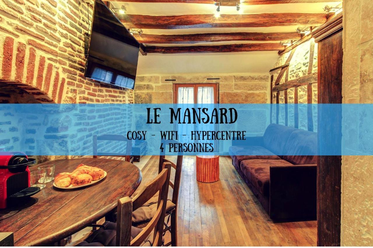 Le Mansard - Topdestination-Dijon - Centre Ville - Classe 3 Etoiles Exteriör bild